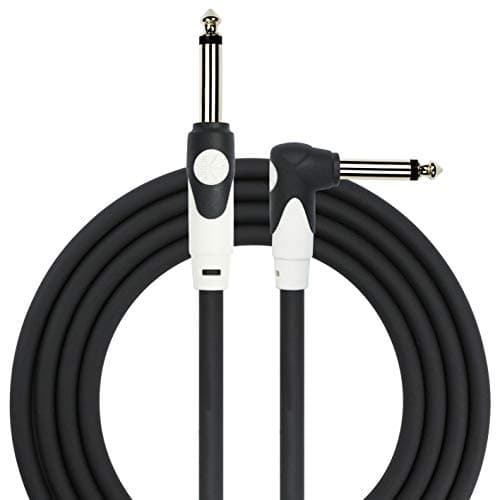 Cabo de instrumento KIRLIN Cable LightGear LGI-202-10/BK, preto, 3 metros