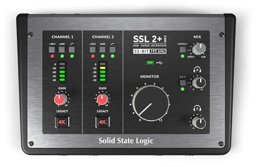 Solid State Logic Interface de áudio 2 MKII Plus USB-C 2x4
