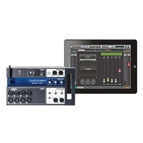 SOUNDCRAFT Mixer Digital UI12, 12 Canais, Controle Remoto WiFi, Interface USB, XLR Inputs/Outputs