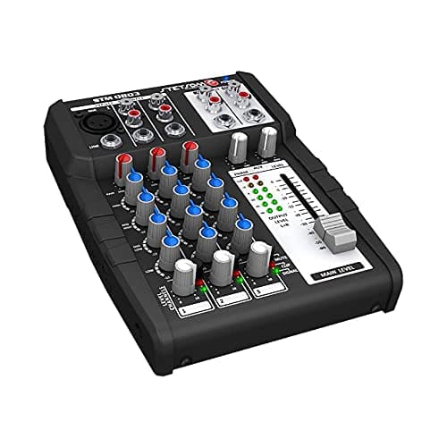 Mesa De Som Stetsom 12V STM0803 3 Canais 4 Eq Band