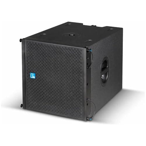 FDB DLA115BAS Subwoofer Ativo Line Array 15", 900W + 1200W, Bass-Reflex, Madeira Compensada com Tinta de Poliureia