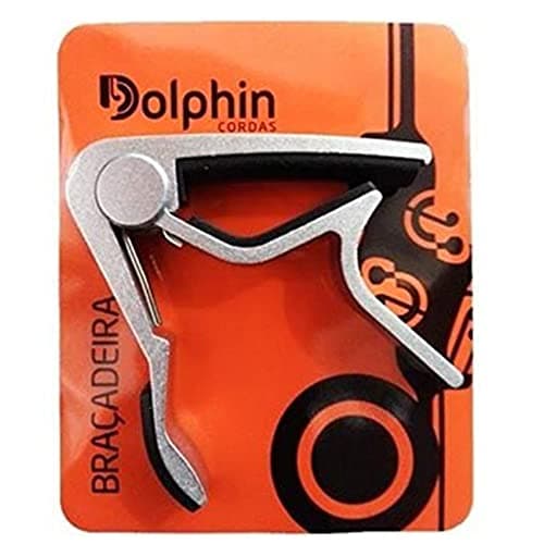 Braçadeira Capotraste Para Violão Prata 29325 Dolphin