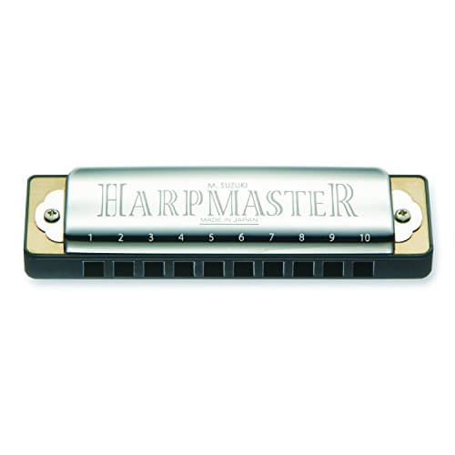 Gaita Diatônica Suzuki Harpmaster MR-200 F 10 Furos Chave em Fá