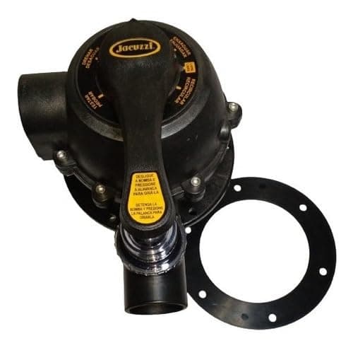 Válvula Seletora Cabeçote Filtros Jacuzzi CFA/TP C/Visor (2 Manômetros)