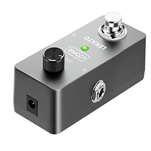 LEKATO Pedal de Efeito Looper para Guitarra, com Overdubs Ilimitados de 5 Minutos.