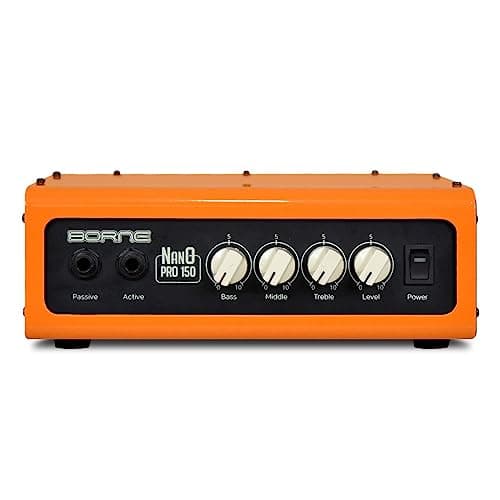 Amplificador Para Contra Baixo Cabeçote Borne Nano Pro 150 Laranja 150w