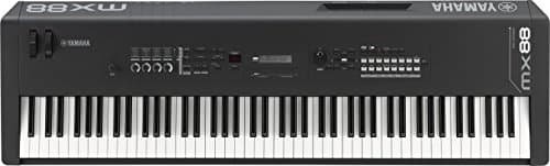 Yamaha MX88 Sintetizador de ação ponderada de 88 teclas, MX88BK