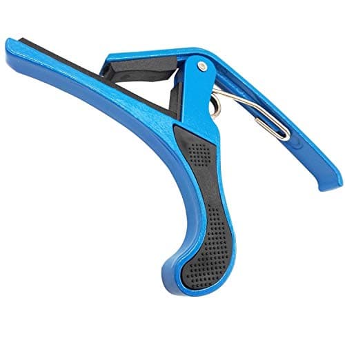 Capotraste Azul com Haste Longa para Violão e Guitarra - DOLPHIN 10698