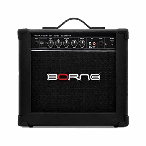 Amplificador Para Contra Baixo Borne Impact Bass CB60 20W Bivolt