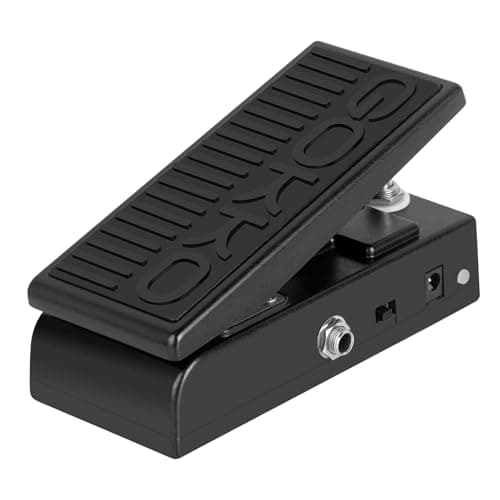 Pedal de Wah GOKKO Mini Pedal Wah com Funções Wah E Volume (Gk-64) em preto