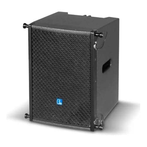 FdB Caixa Acústica Ativa Line Array DLA803, 280W RMS, 8 Woofers 3" + 4 Drivers, Compensado Multicamadas, Preta