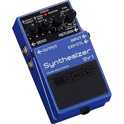 BOSS Pedal de guitarra sintetizador de guitarra/baixo SY-1 (SY-1)