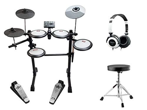 Bateria Eletrônica Turbo 7 Pad Tdx16 Kit Com Banco E Fone