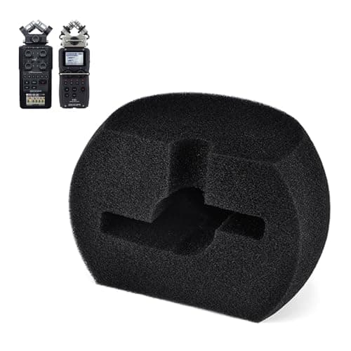 Capinha Espuma com efeito Pop-Filter para gravador ZOOM H5 H6 XYH-5 XYH-6 - Cor Preta