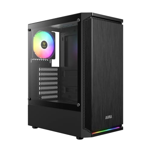Gabinete Gamer Gamdias Aura GC8 ARGB Preto com 1 Fan