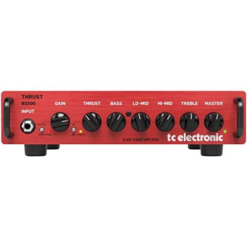 Amplificador de baixo portátil TC Electronic THRUST BQ500 vermelho