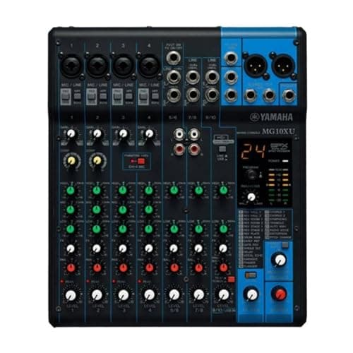 Yamaha Mesa de Som Analógica MG10XU 10 Canais com Interface USB