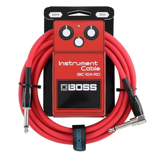 Cabo Instrumento Vermelho Boss 3 Metros BIC-10A-RD