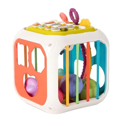 Cubo De Atividade Educativo 7 em 1 Brinquedo Sensorial Kidino Cubo de Atividades Infantil