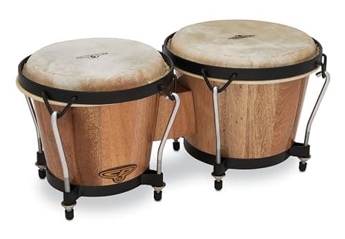 Latin Percussion CP221-AW Bongos de madeira tradicionais - Natural