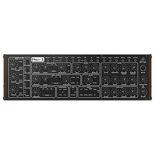 Behringer Sintetizador analógico semimodular PRO-1 com VCOs, VCF e VCA duplos