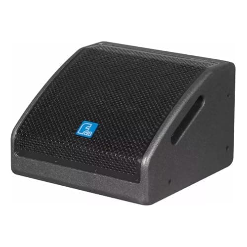 Caixa acústica ativa FdB MR112A, 600W RMS, woofer coaxial 12 polegadas, 122 dB, compensado multicamadas, preto.