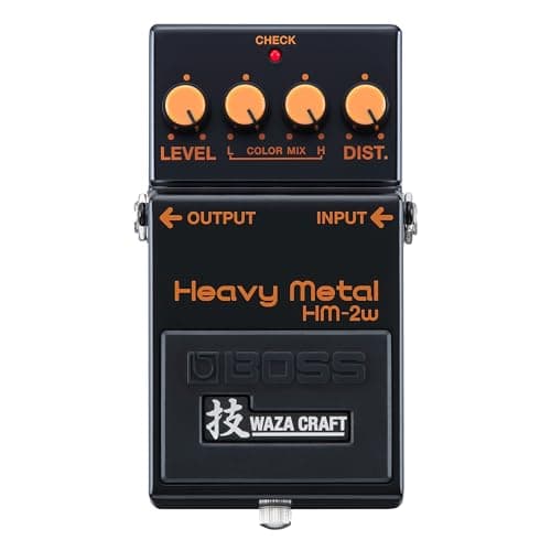 BOSS Pedal De Distorção Boss Hm-2W Waza Craft Heavy Metal