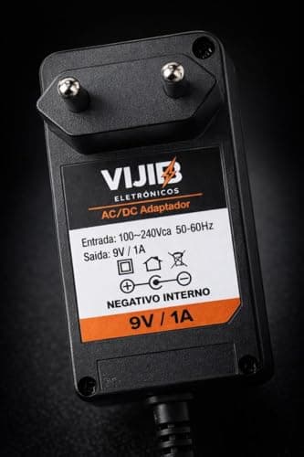 Fonte VIJIB Para Pedal Guitarra Pedais Pedaleira 9v Boss Me Séries