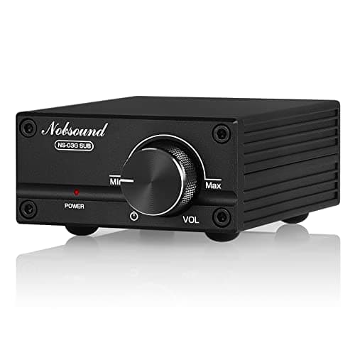 Nobsound Mini amplificador de potência digital subwoofer de 100 W (preto)