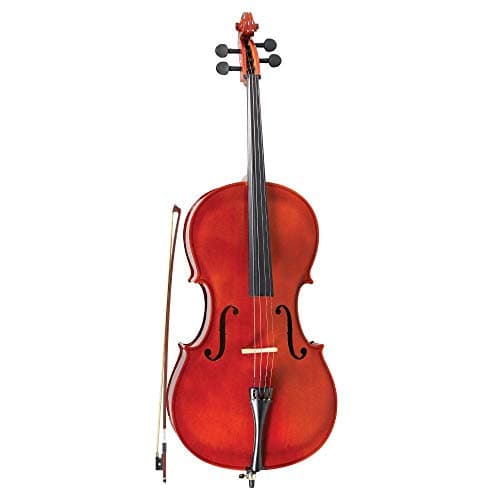 Violoncelo Vivace 4/4 Cmo44 Mozart Cello Violoncello vermelho com arco e scordatura