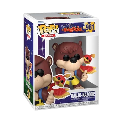 Boneco Funko Pop! 981 Banjo e Kazooie - Banjo-Kazooie (Game)