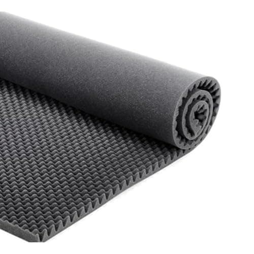 Par de Espuma Acústica Perfilada Tagg TGE002 1,50x2,00m (40mm) – Tratamento Acústico para Sala de Gravação, Estúdio e Cabine de Som