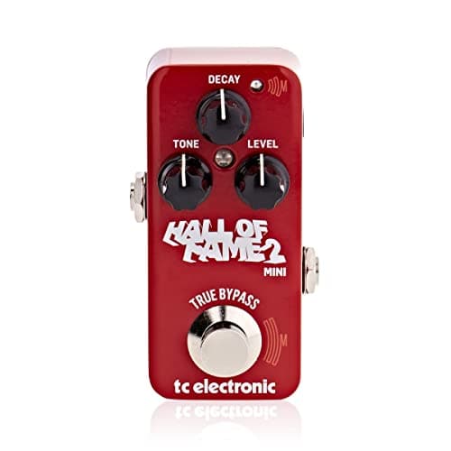 Pedal de reverberação TC Electronic Hall of Fame 2 Mini em vermelho