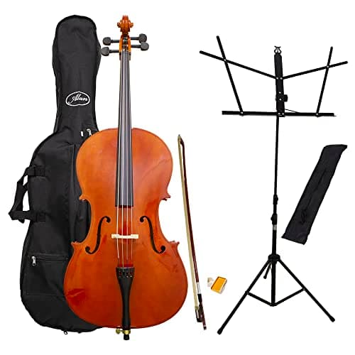 Kit Violoncelo AL-1210 4/4 Alan com Estante para Partitura S1