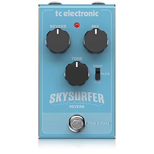 Pedal de reverb TC Electronic Skysurfer Reverb para guitarra e baixo, azul