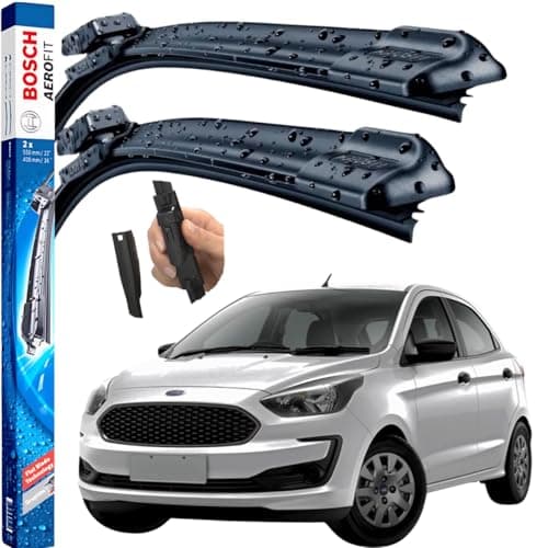 Palheta Limpador Parabrisa Bosch Multiclip Par de Palheta Limpadora Dianteiro Original Ka 2014 À 2021 Bosch