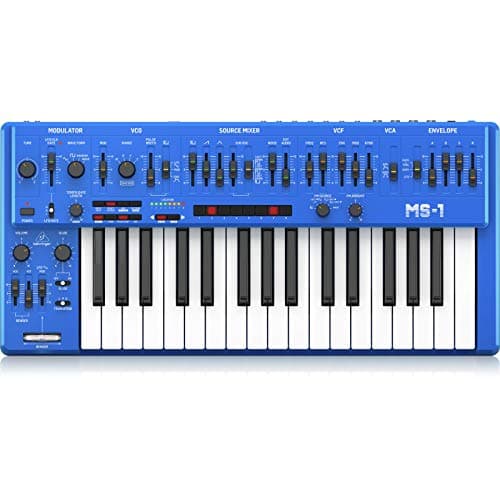 Sintetizador Parafônico Analógico Semi-Modular Behringer MS-1BU 32 Teclas