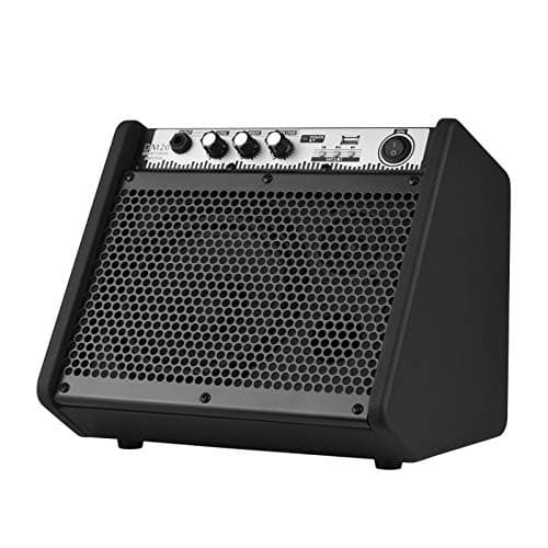 Moniss Dm20 Amplificador De Tambor Elétrico De 20W Teclado Amplificador De Tambor Amp Sem Fio Bt Alto-Falante De 2 Bandas Eq Suporta A Função Usb Mp3 Player