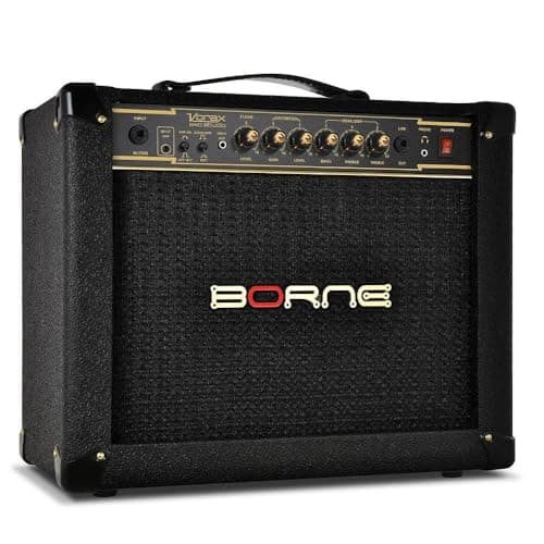 Amplificador Para Guitarra Borne Vorax 840 Studio Preto Conexão App Efeitos 40W