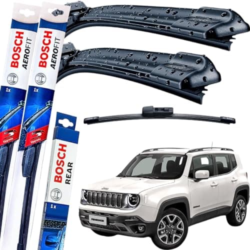 Palheta Limpador Jeep Renegade Dianteiro e Traseiro Bosch