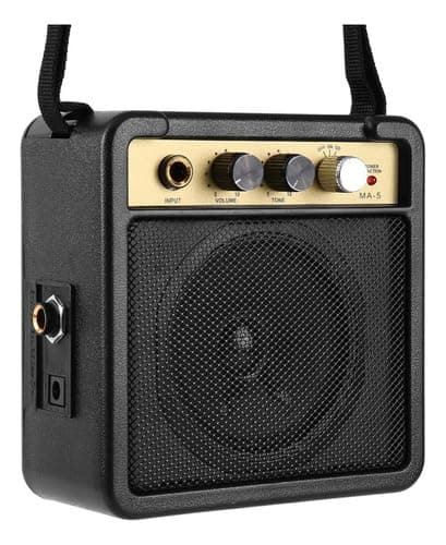 Amplificador De Guitarra Portatil Com Alto Falante Ma-5 5w