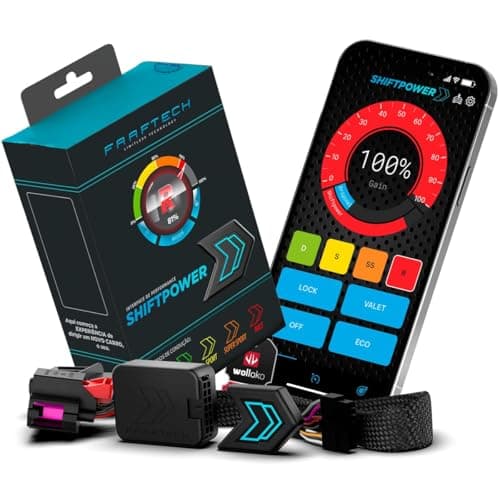 Shiftpower Vários Carros Modulo Pedal Delay Acelerador com App Bluetooth Modo ECO Sempre com Versão Atualizada - Faaftech FT-SP21+