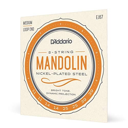 Encordoamento Para Bandolim .011 D'Addario Nickel-Plated Steel EJ67