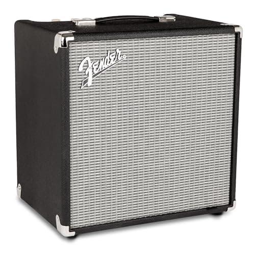 Fender Amplificador de baixo Rumble 40 V3 para baixo, combo de baixo, 40 watts, com 2 anos de garantia de 20 cm, com circuito overdrive e interruptor de contorno médio