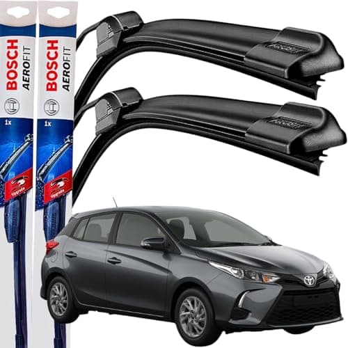 Palheta Limpador Parabrisa Bosch Aerofit Par de Palheta Limpadora Dianteiro Original TyT Yaris 2018 á→2024