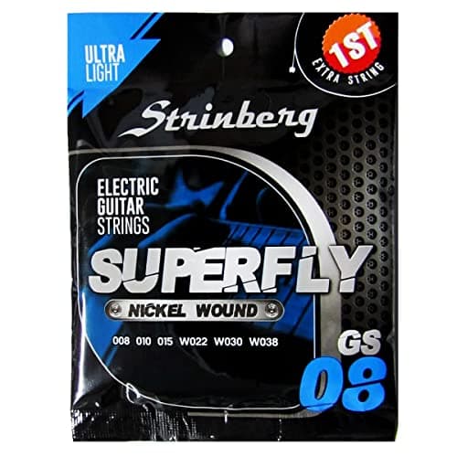 Jogo De Cordas P/Guitarra Strinberg Gs08 Ultra Light