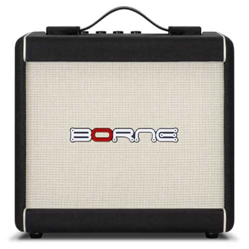 Amplificador Cubo Para Guitarra Borne F60 Preto 15W Bivolt Automático