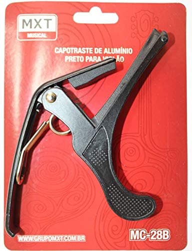 Capotraste De Alumínio Preto MXT - MC-28B