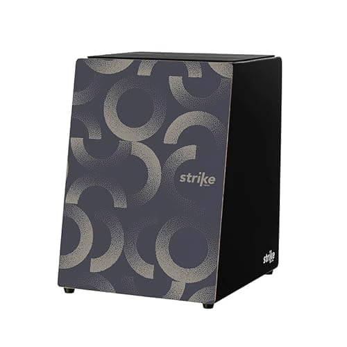Cajon FSA Instrumento de Percussão Profissional Feito à Mão - Graves Profundos, Som de Caixa Nítido, Madeira Brasileira, Design Ergonômico de Inclinação SK5075 RING