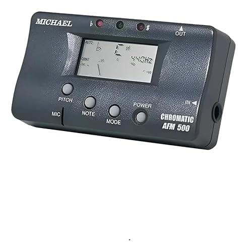 Afinador Digital Cromático Michael AFM 500 Preto